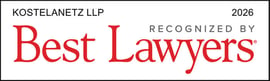 2026 Best Lawyers: Kostelanetz law firm badge